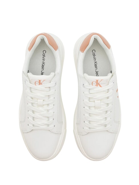 CK JEANS  Chunky Cupsole Leather sneakers white - Women&rsquo;s shoes