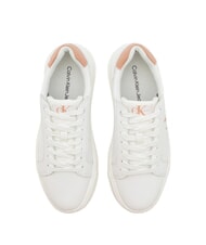 CALVIN KLEIN CK JEANS  Chunky Cupsole Leather sneakers white - Women&rsquo;s shoes - 3