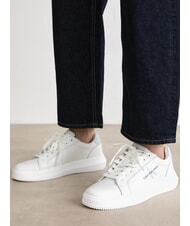 CALVIN KLEIN CK JEANS  Chunky Cupsole Leather sneakers white - Women&rsquo;s shoes - 7