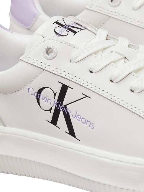 CK JEANS  Chunky Cupsole Leather sneakers white - Women&rsquo;s shoes