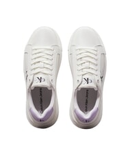 CALVIN KLEIN CK JEANS  Chunky Cupsole Leather sneakers white - Women&rsquo;s shoes - 4