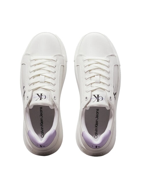 CK JEANS  Chunky Cupsole Leather sneakers white - Women&rsquo;s shoes