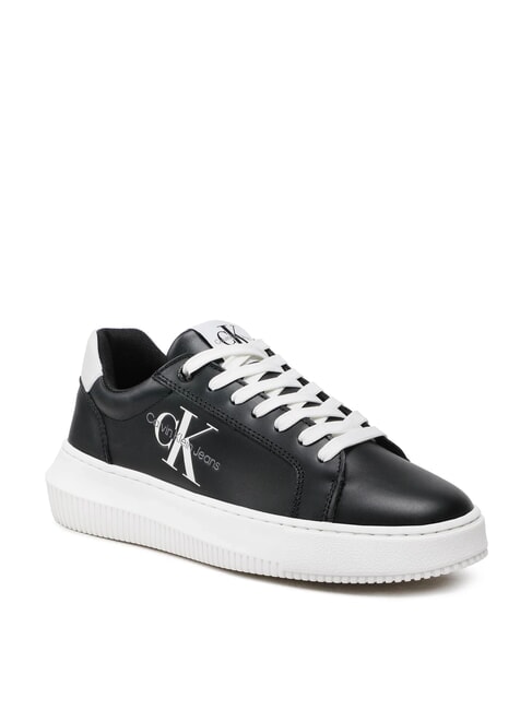 CK JEANS  Chunky Cupsole Leather sneakers black - Women&rsquo;s shoes