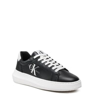 CALVIN KLEIN CK JEANS  Chunky Cupsole Leather sneakers black - Women&rsquo;s shoes - 3