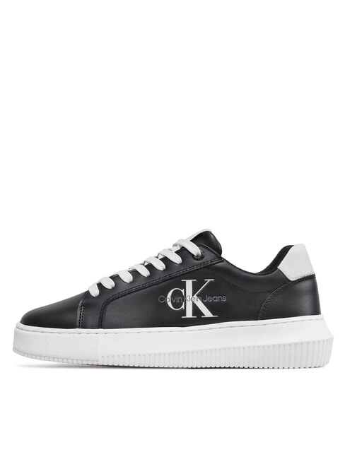 CK JEANS  Chunky Cupsole Leather sneakers black - Women&rsquo;s shoes