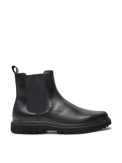 CK JEANS Leather Chelsea boots black - Men&rsquo;s shoes