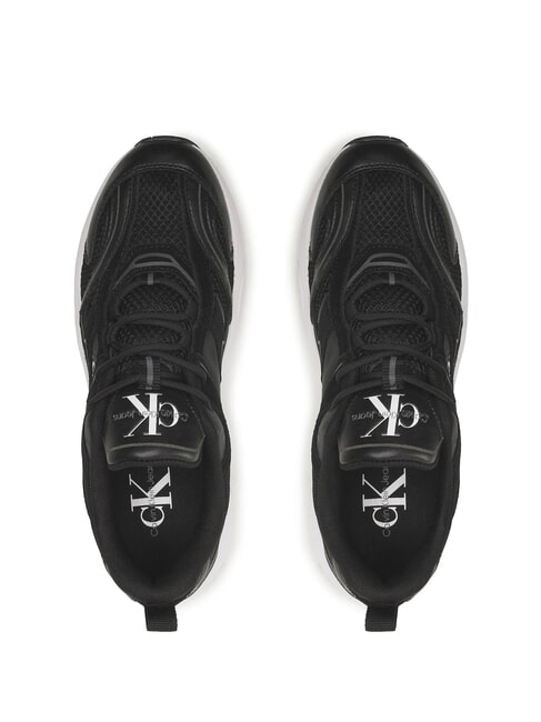 CK JEANS Retro Tennis Leather sneakers black - Men&rsquo;s shoes