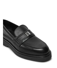 CALVIN KLEIN LOAFER W/HW LTH Leather moccasin black - Women&rsquo;s shoes - 3