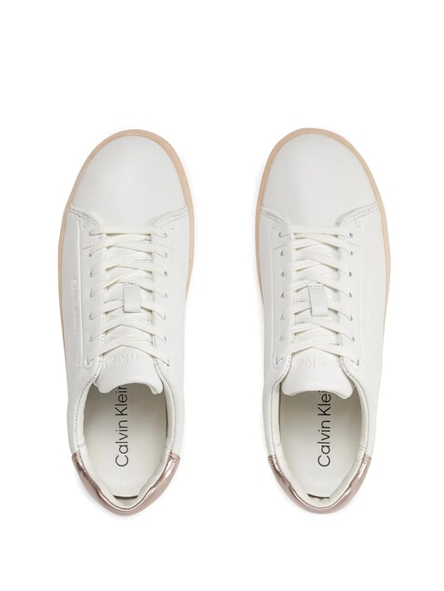 CUPSOLE LACE UP PEARL Leather sneakers white - Women&rsquo;s shoes