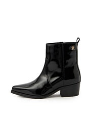 TOMMY HILFIGER TH COWBOY Texan boots in shiny leather - Women&rsquo;s shoes