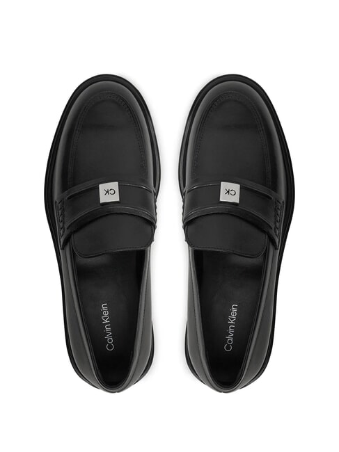 LOAFER W/HW LTH Leather moccasin black - Women&rsquo;s shoes