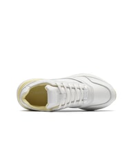 CALVIN KLEIN EPI MONO MIX Leather sneakers white - Women&rsquo;s shoes - 5