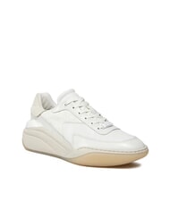 CALVIN KLEIN WEDGE MONO Leather sneakers white - Women&rsquo;s shoes - 3