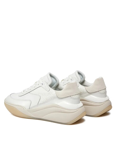 WEDGE MONO Leather sneakers white - Women&rsquo;s shoes