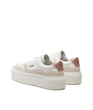 CALVIN KLEIN FF CUPSOLE LACE UP Leather sneakers white - Women&rsquo;s shoes - 5