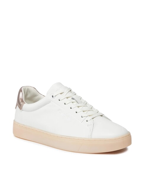 CUPSOLE LACE UP PEARL Leather sneakers white - Women&rsquo;s shoes