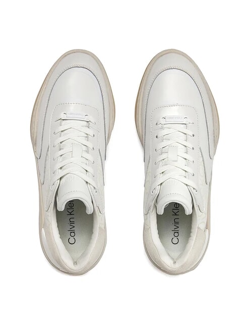 WEDGE MONO Leather sneakers white - Women&rsquo;s shoes