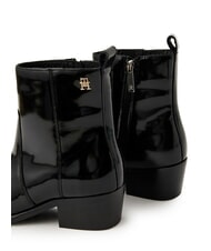 TOMMY HILFIGER TH COWBOY Texan boots in shiny leather black - Women&rsquo;s shoes - 3
