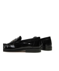TOMMY HILFIGER TH MONOGRAM Shiny leather loafers black - Women&rsquo;s shoes - 5