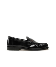 TOMMY HILFIGER TH MONOGRAM Shiny leather loafers black - Women&rsquo;s shoes - 2