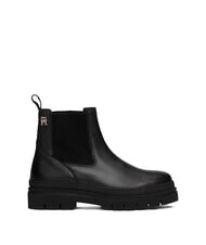 TOMMY HILFIGER TH Chelsea style leather ankle boots black - Women&rsquo;s shoes - 3