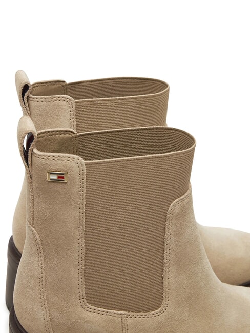 FLAG MID HEEL Suede ankle boots beige - Women&rsquo;s shoes