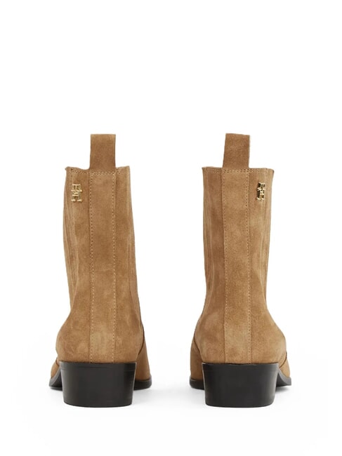 COWBOY CHELSEA Pointed toe suede ankle boots khaki - Women&rsquo;s shoes