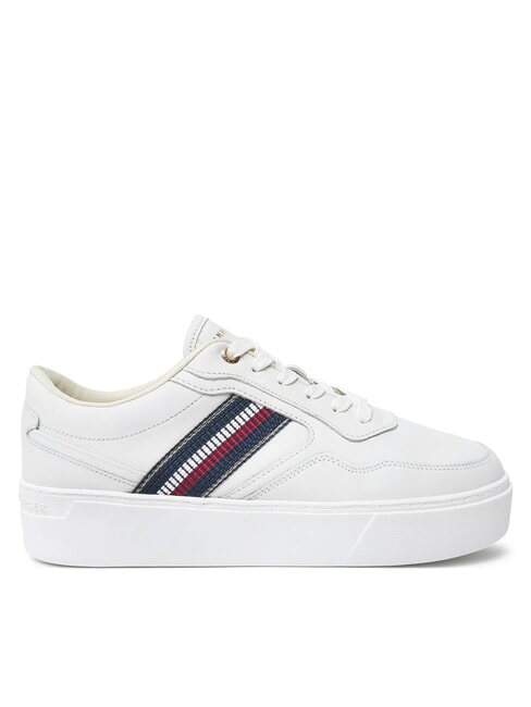 STRIPES PLATFORM High-top leather sneakers ecru - Women&rsquo;s shoes