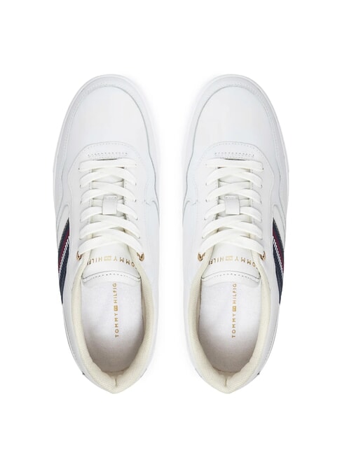 STRIPES PLATFORM High-top leather sneakers ecru - Women&rsquo;s shoes