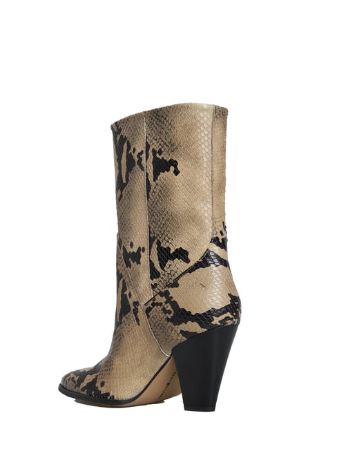 TH  Leather Texan boots beige - Women&rsquo;s shoes