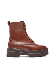 TOMMY HILFIGER TH ELASTIC RIB LACEUP Lace-up leather boots cognac brown - Women&rsquo;s shoes - 2