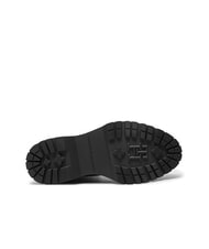 TOMMY HILFIGER TH ELASTIC RIB LACEUP Lace-up leather boots black - Women&rsquo;s shoes - 6