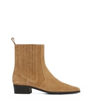 TOMMY HILFIGER COWBOY CHELSEA Pointed toe suede ankle boots khaki - Women&rsquo;s shoes - 3