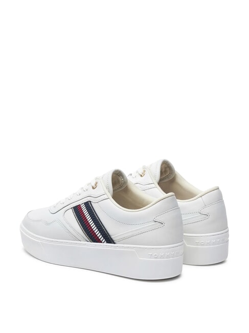 STRIPES PLATFORM High-top leather sneakers ecru - Women&rsquo;s shoes