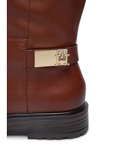 TOMMY HILFIGER TH Allti leather boots cognac brown - Women&rsquo;s shoes - 4