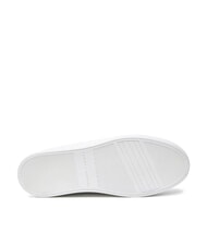 TOMMY HILFIGER STRIPES PLATFORM High-top leather sneakers ecru - Women&rsquo;s shoes - 6