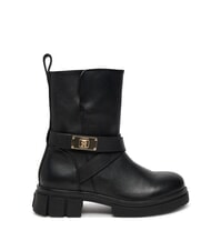 TOMMY HILFIGER BIKER Leather ankle boots with buckle - Women&rsquo;s shoes