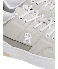 TOMMY HILFIGER TH Leather sneakers grey - Women&rsquo;s shoes - 4