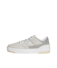 TOMMY HILFIGER TH Leather sneakers grey - Women&rsquo;s shoes - 2