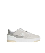 TOMMY HILFIGER TH Leather sneakers grey - Women&rsquo;s shoes - 3