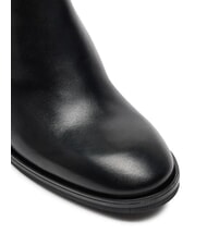 TOMMY HILFIGER TH CHAIN Leather ankle boots with chain black - Women&rsquo;s shoes - 4