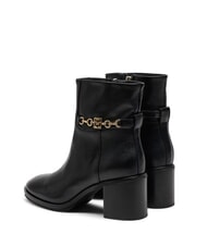 TOMMY HILFIGER TH CHAIN Leather ankle boots with chain black - Women&rsquo;s shoes - 7