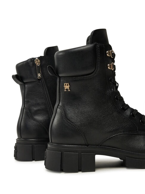 LACE -UP BIKE Lace-up leather boots black - Women&rsquo;s shoes