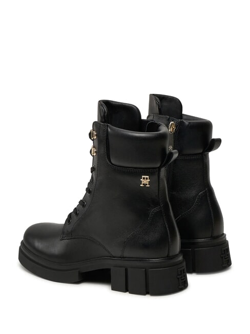 LACE -UP BIKE Lace-up leather boots black - Women&rsquo;s shoes