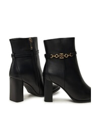 TOMMY HILFIGER TH CHAIN Leather ankle boots black - Women&rsquo;s shoes - 3