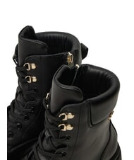 TOMMY HILFIGER LACE -UP BIKE Lace-up leather boots black - Women&rsquo;s shoes - 3