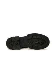 TOMMY HILFIGER LACE -UP BIKE Lace-up leather boots black - Women&rsquo;s shoes - 7