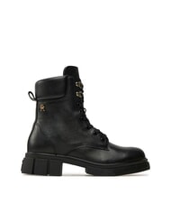 TOMMY HILFIGER LACE -UP BIKE Lace-up leather boots black - Women&rsquo;s shoes - 2