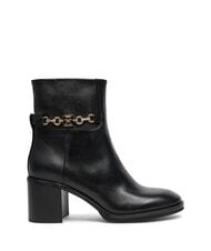 TOMMY HILFIGER TH CHAIN Leather ankle boots with chain black - Women&rsquo;s shoes - 2