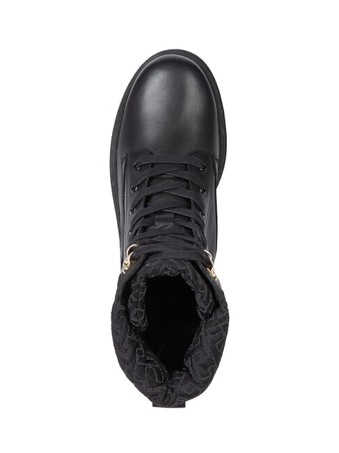 CLEATED LACE-UP Lace-up ankle boots with padded collar black - Women&rsquo;s shoes